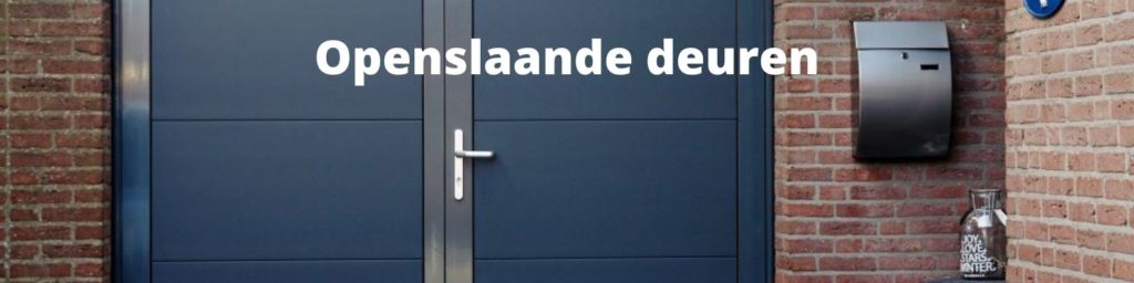 Openslaande deuren